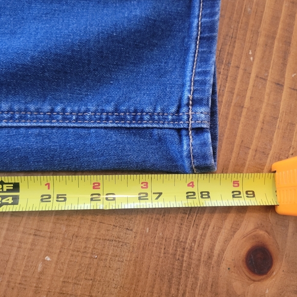 Old Navy Rockstar Super Skinny Leggings Mid Rise Stretch Waistband Size 8 - Picture 5 of 6